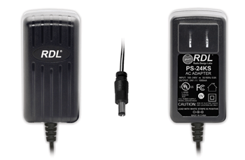 Radio Design Labs PS-24KS 24 Vdc Switching Power Supply, North American AC Plug, 1 A, dc Plug