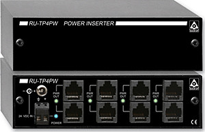 Radio Design Labs RU-TP4PW Power Inserter - Twisted Pair - four sets of outputs - signal loop-through