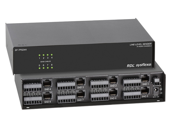Radio Design Labs SF-TPS24A Line-Level Sender - 8 Twisted Pair Format-A Output Sections