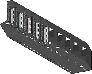 Radio Design Labs SR-10 STICK-ON Series Mounting Rack - 10 Modules