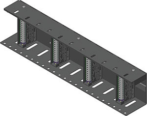 Radio Design Labs SR-12A STICK-ON Series Mounting Rack - 12 Modules