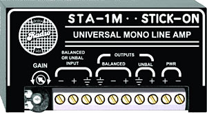 Radio Design Labs STA-1M Audio Line Amplifier - Mono: -14 to 14 dB Gain
