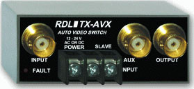 Radio Design Labs TX-AVX Automatic Video Switch - 2x1 - BNC