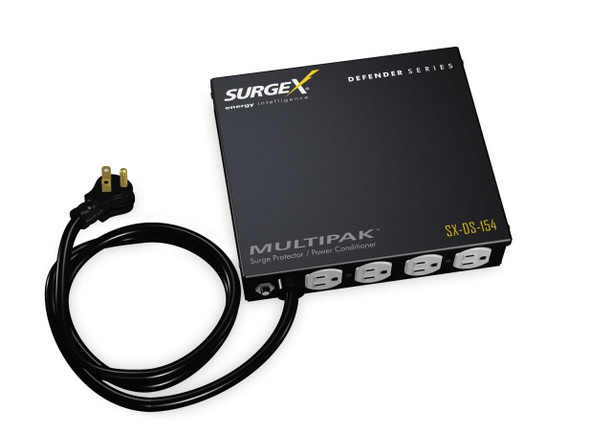 SurgeX SX-DS-154 MultiPak Surge Suppressor and Power Filter, Multi Array solution, Includes Mounting Brackets