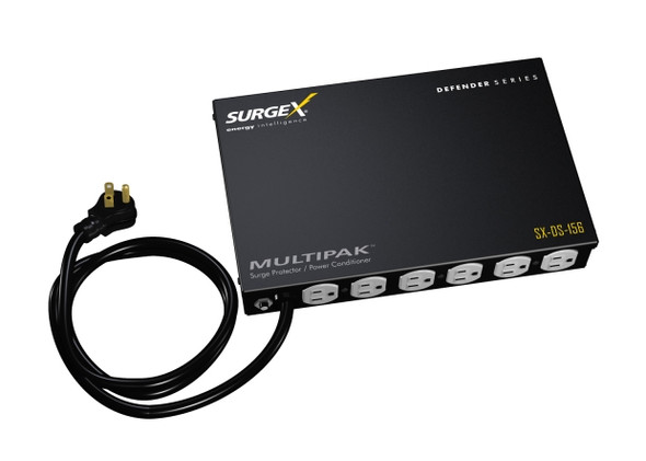 SurgeX SX-DS-156 MultiPak Surge Suppressor and Power Filter, Multi Array solution, Includes Mounting Brackets