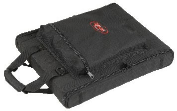 SKB Cases 1SKB-SC191U 1U Soft Rack Case, Steel Rails, Heavy Duty zippers, outer pocket, Shoulder straps