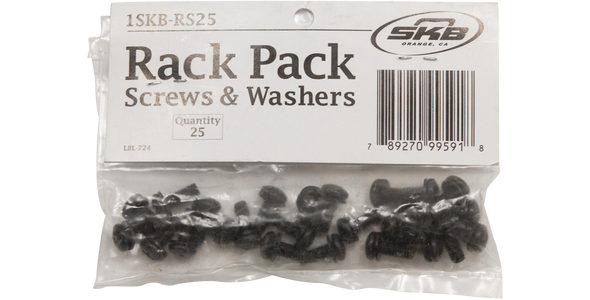 SKB Cases 1SKB-RS25 Rack Screws and Washers (25/pk)