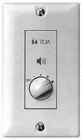 TOA AT-025 25W In-line volume control, single-gang Decora-style, White