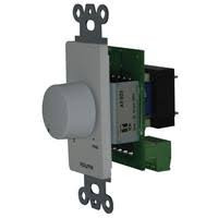 TOA AT-025-AM In-line Volume Control Attenuator with Decora-style Wall Plate, White