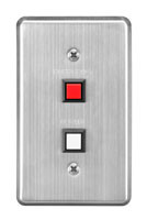 TOA RS-144 2-button switch plate, Dual master or dual priority assignable