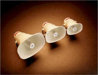 TOA SC-630 30W Paging Horn Speaker, 25/70.7 V Transformer,