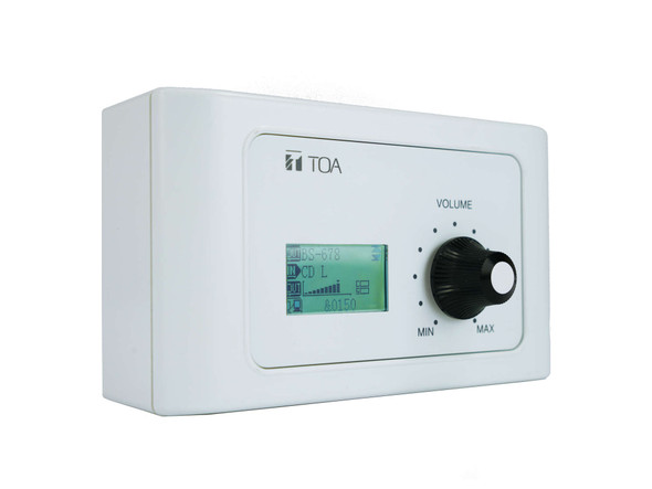 TOA M-802RC-AM Remote Control Panel (White) Plus Two Audio Output Channels Powered By M-8080D