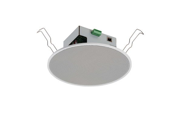 TOA IP-A1PC238 PoE-powered Ceiling Speaker with a built-in 8 W amplifier