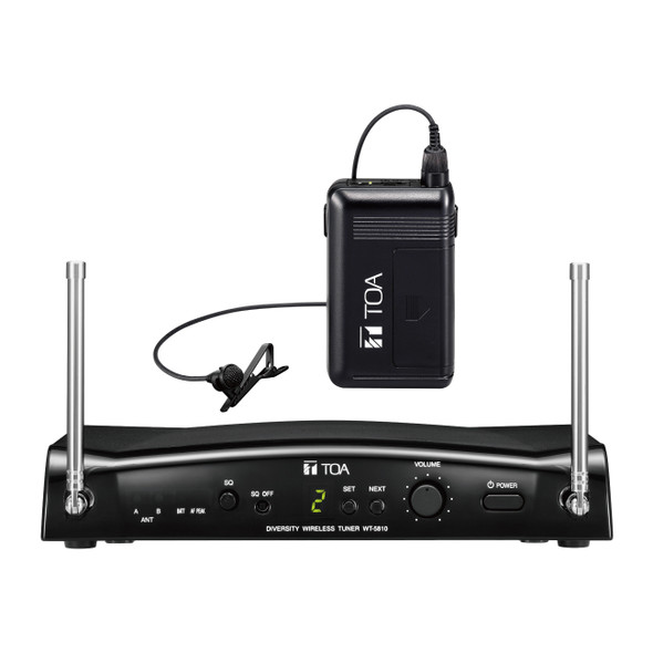 TOA WS-5325M-AM RM1D00 Toa Electronics WS-5325M UHF Wireless Tuner, Transmitter, and Microphone Set