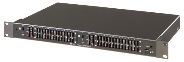 TOA E-232 2-Channel 2/3 Octave Graphic Equalizer