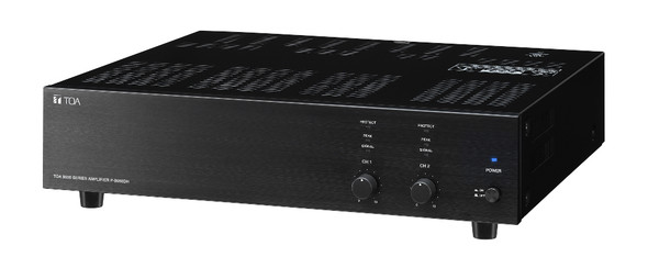 TOA P-9120DH 9000 Series Power Amplifier- 2Ch-120W 70V. Rack kit included