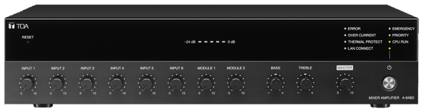 TOA A-824D Digital Mixer Amplifier - 240W