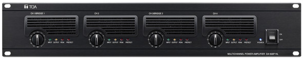 TOA DA-500F-HL Digital Power Amplifier, 4x 500 W @ 70V