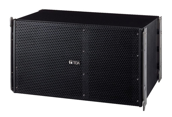 TOA SR-A12LWP Mid-Sized Line Array 450W Speakers (Black)