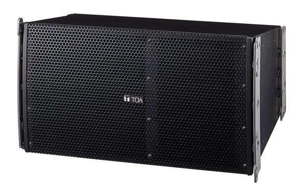 TOA SR-A12SWP Weather-Resistant Mid-Sized Line Array 450W Speakers (Black)