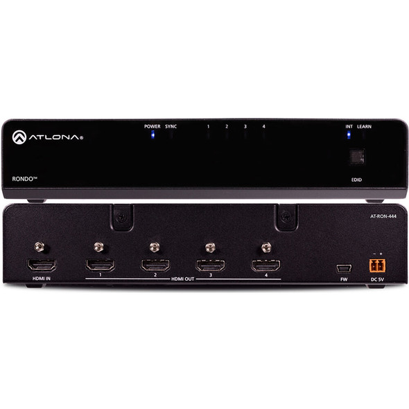 Atlona AT-RON-444 4K HDR Four-Output HDMI Distribution Amplifier