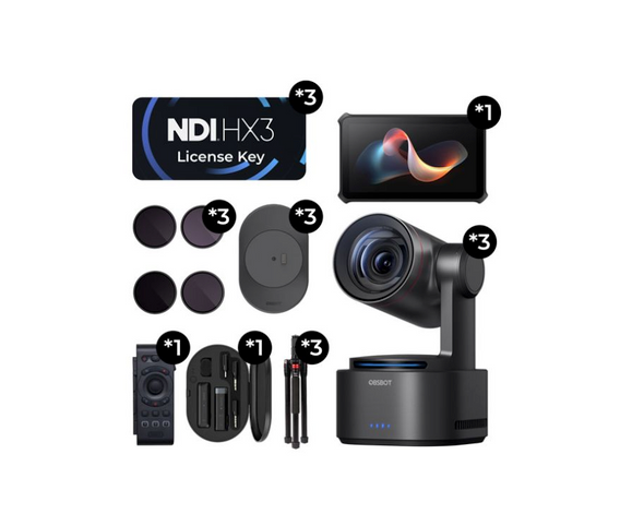 OBSBOT Tail 2 Streaming NDI Multicam Combo