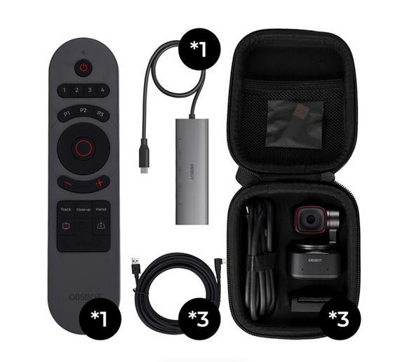 OBSBOT Tiny 2 Multicam Combo