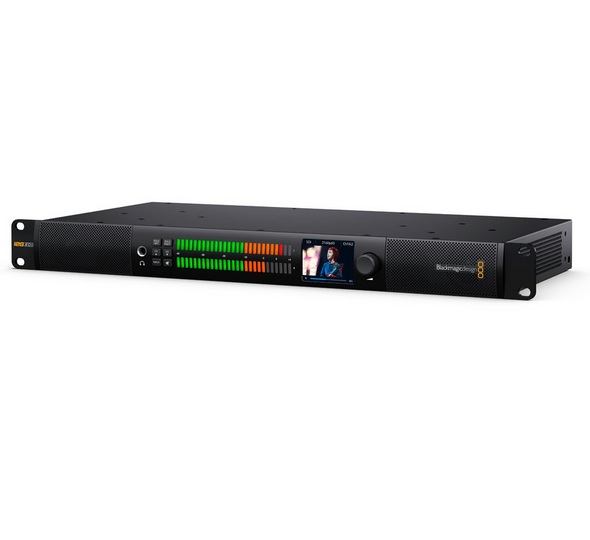 Blackmagic Design HDL-AUDMON1RU12GG3 12G G3 Rackmount Audio Monitor - 10G Ethernet / SMPTE-2110 Input ip Ready
