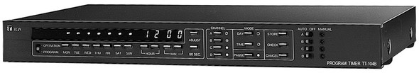 TOA TT-104B 304L Programmable Timer, 4 Control Outputs, Black (1U)