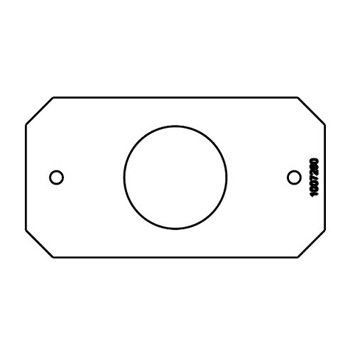 Wiremold 8S2 Evolution 8AT Series Device Plate