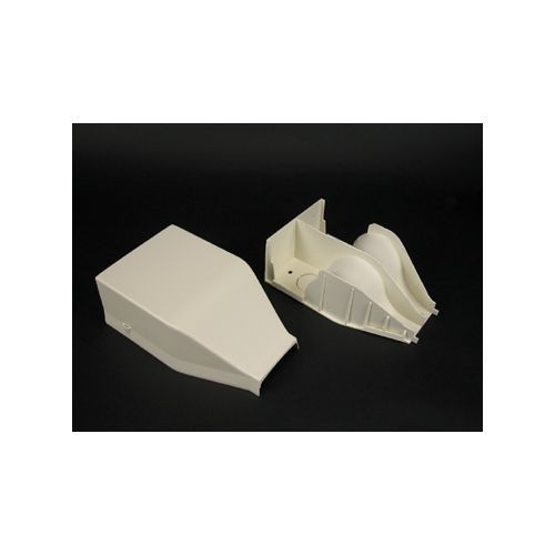 Wiremold 2310DFO 2300 Radiused Divided Entrance End Fitting