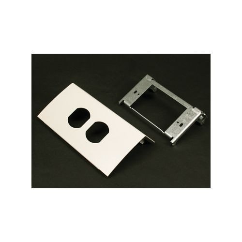 Wiremold DS4047D-DV DS4000 Single Channel Duplex Device Plate Fitting
