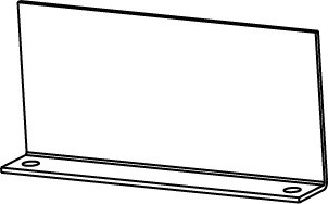 Wiremold RFB2B RFB2 Series Internal Blank Bracket