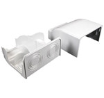 Wiremold 5410DFO 5400 Radiused Divided Entrance Cap Fitting