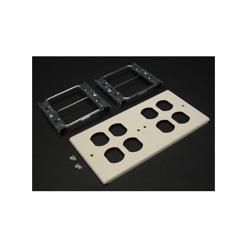 Wiremold G4047-2BBBB 4047 Four-Gang Cover Four Duplex Openings