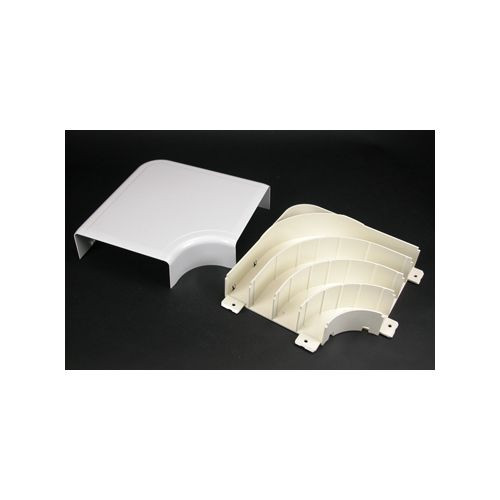 Wiremold 5411FO-WH 5400 Radiused Full Capacity Flat Elbow Fitting