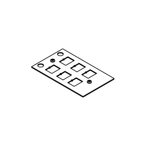 Wiremold CRFB-6COM-4 CRFB Series Center Communication Plate