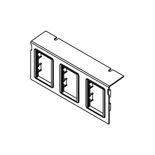 Wiremold C10105P-3ACT AC Series Communication Plate