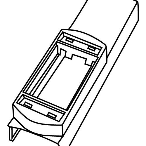 Wiremold 25DTC-3S2 25DTC-3S2 Add-on Plate for Power Poles