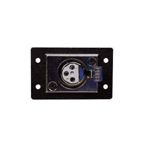 Wiremold AV8009BK XLR 3-pin Female to Solder Cups