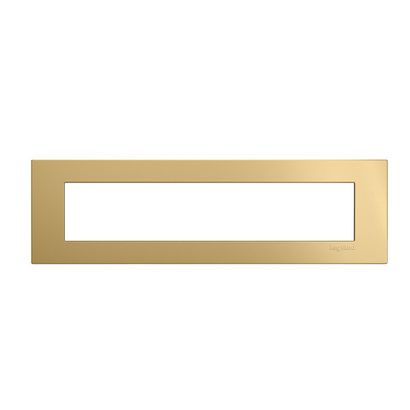 Wiremold 5-Cube-Brass-Trim-Plate 5-Cube Trim Plate in Bronze