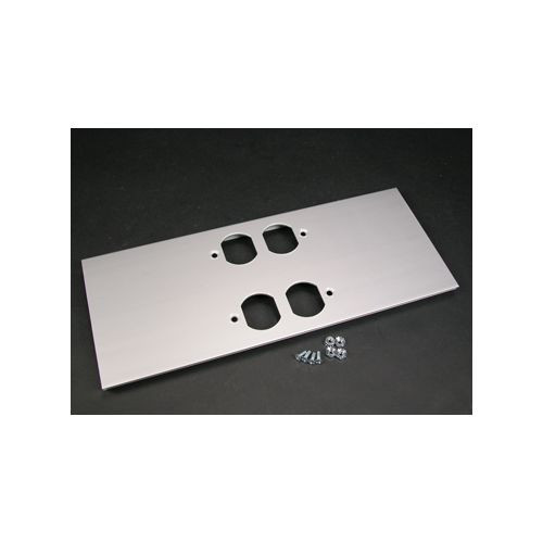 Wiremold AL5246-DD AL5200 Large Multi-Channel Raceway Double Duplex Cover Plate