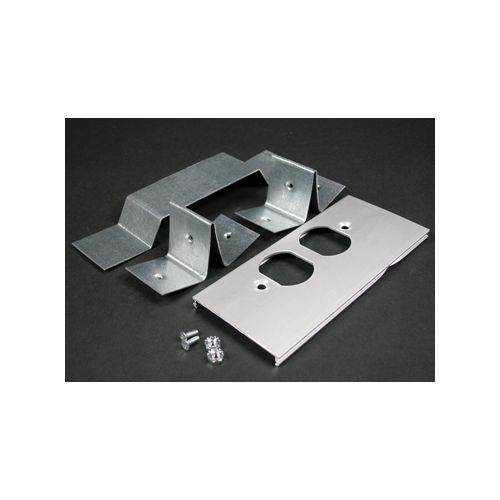 Wiremold AL3346DO AL3300 Offset Duplex Receptacle Cover Plate (For Divided Raceway)