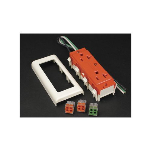 Wiremold IG2427GT 2400 20A Isolated Ground Duplex Receptacle Fitting