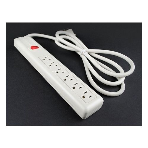 Wiremold P6-15 Plug-In Outlet Center Unit / Polymeric/120V/15A/6 O/L /lighted switch/15' cord