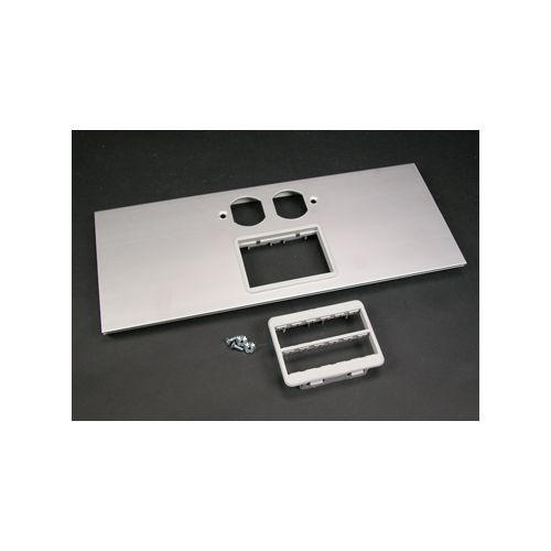 Wiremold AL5256-DMABRT AL5200 Large Multi-Channel Raceway Duplex & Ortronics Cover Plate