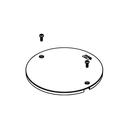 Wiremold AMD8APTCGY AMD8 Communications Poke-Thru Device Abandonment Plate