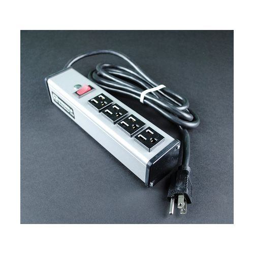 Wiremold UL104BC Plug-In Outlet Center Unit / 120V/15A/4 O/L /lighted switch/6' cord