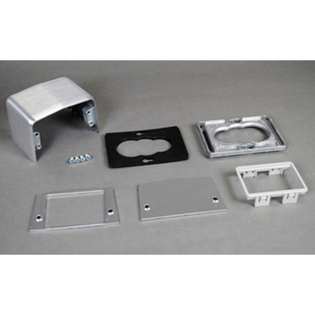 Wiremold 525ACT Service Fitting, One Side