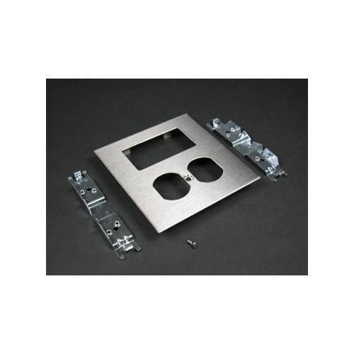 Wiremold S4048BF S4000 Duplex Receptacle Device Cover With Modular Furniture Opening